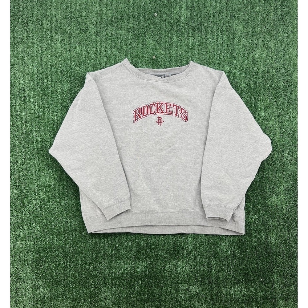 Vintage Proedge Houston Rockets Pullover Sweatshirt Size Mens 3XL Gray
